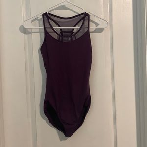 Purple dance leotard